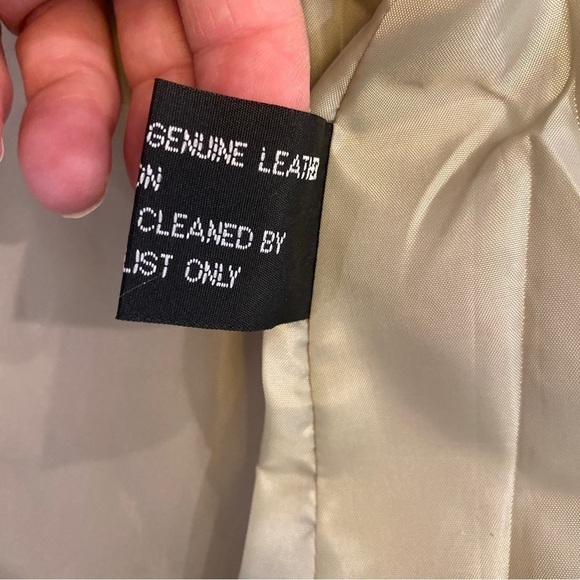 Beyond California NWT Suede Leather Jacket Blazer Womens Tan Size Large Western - Picture 11 of 15